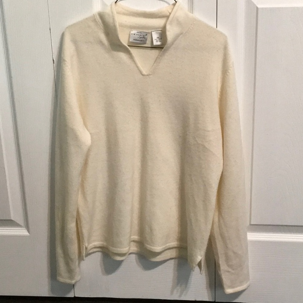 Kim Rogers Super Soft V-Neck Sweater - Cashmalon